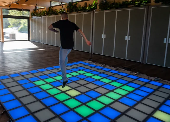 LED padló a rendezvényen