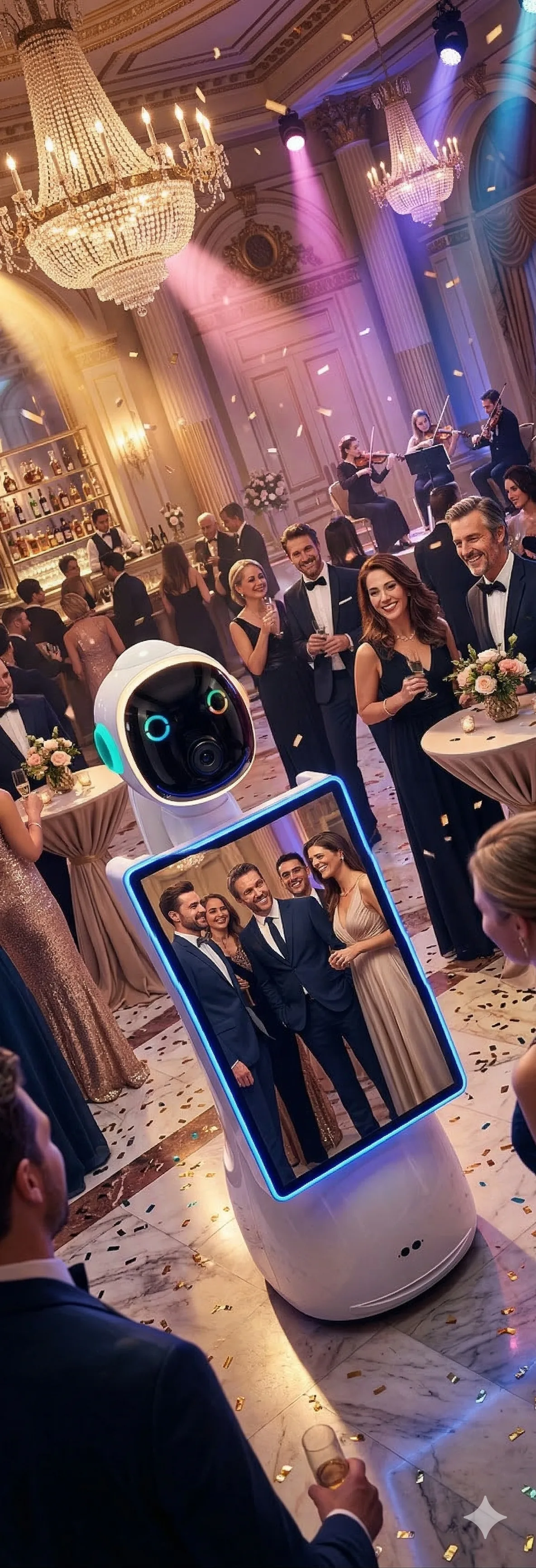 Robot Selfie a rendezvényen