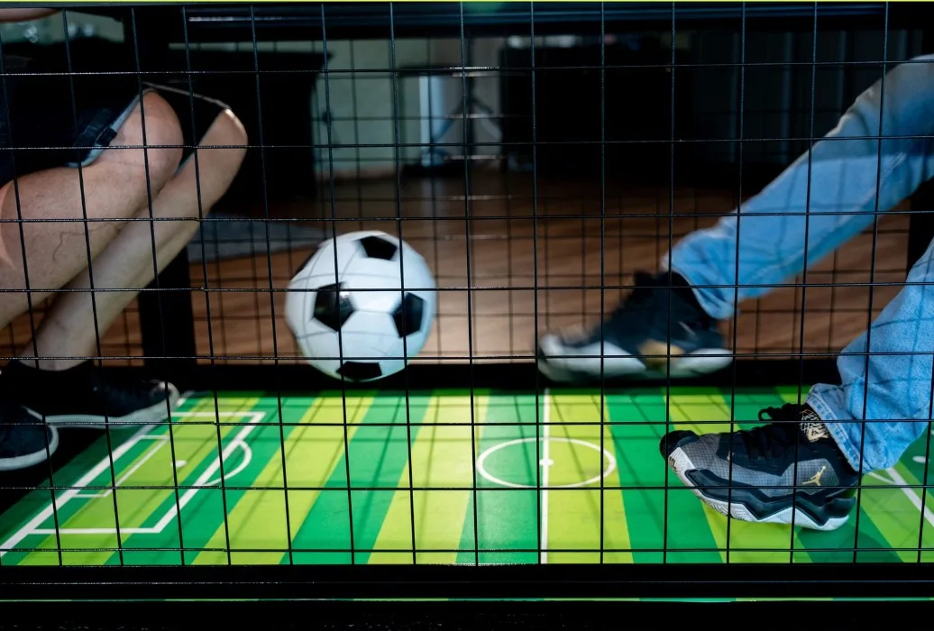 Ülő futball a rendezvényen