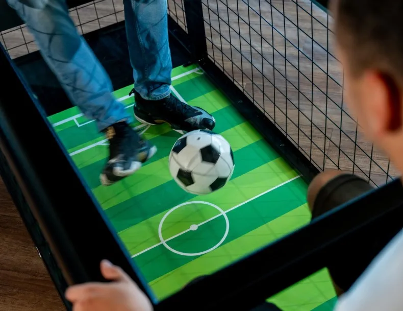 Ülő futball a rendezvényen
