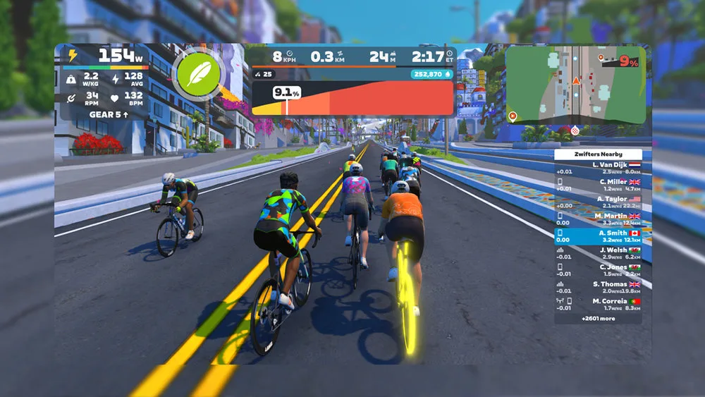 Zwift a rendezvényen
